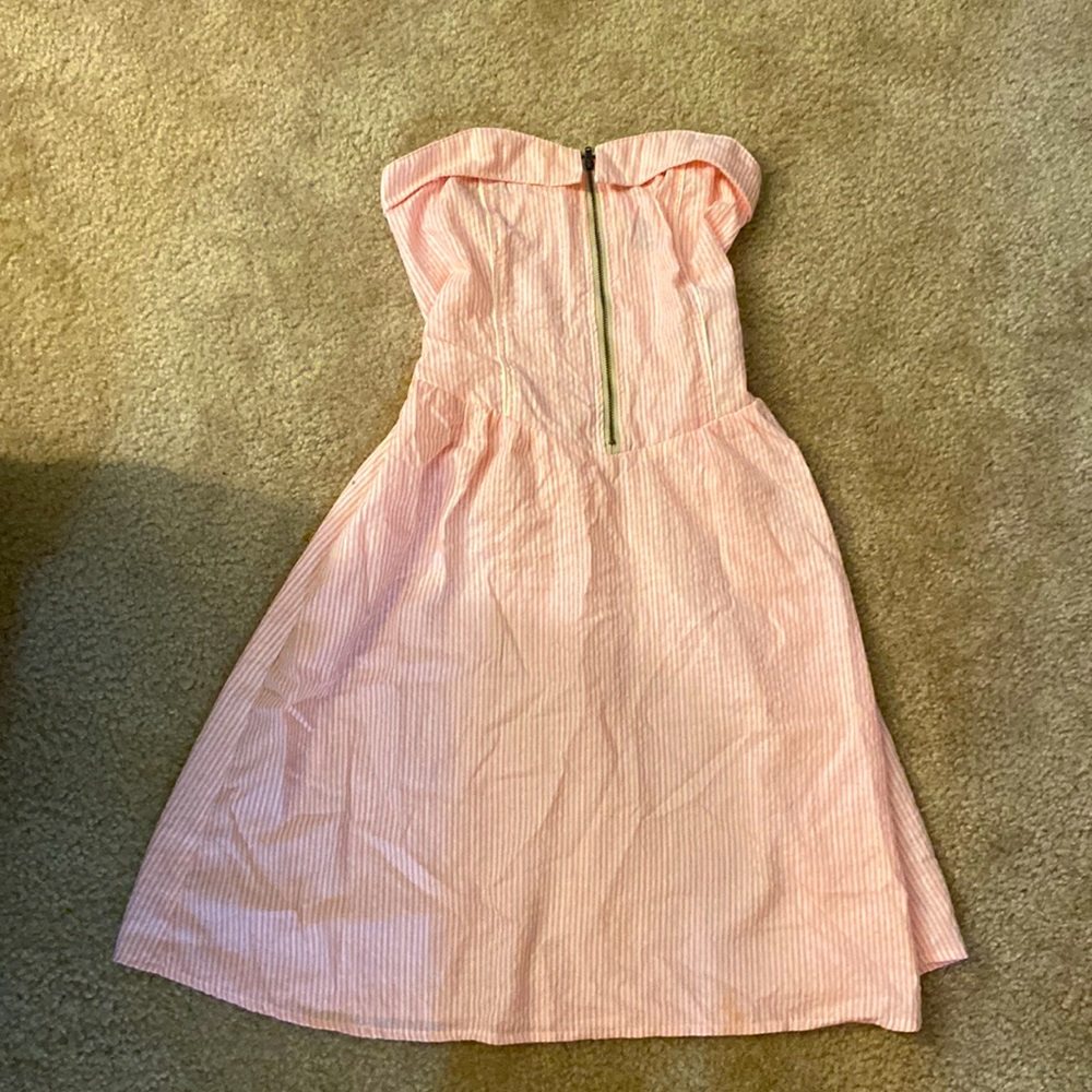 Urban Outfitters Urban Renewal Pink Seersucker Dress